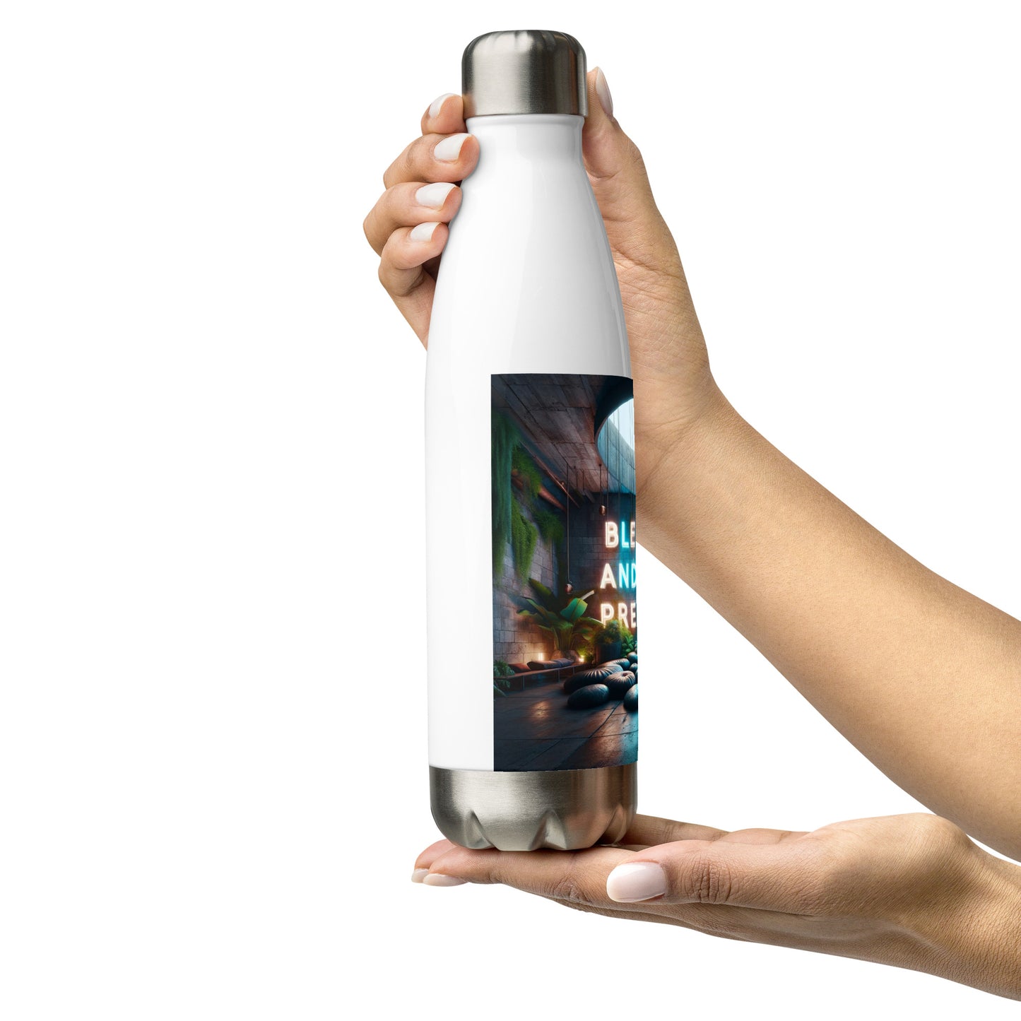 Blessed And Not Pressed Stainless steel water bottle